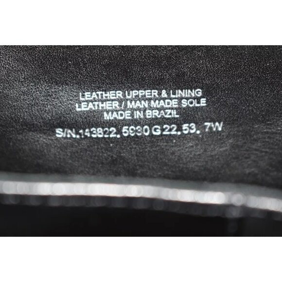 New! Tory Burch The Riding Boot Logo Embossed Black Size 7 W 143822 DD399 - Picture 7 of 7